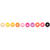 Kunststoff Groloch-Perlen, Itoshii Ponii, rund, 9 x 6 mm, 80 Stk, Frucht Mix - Frucht Mix