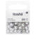 Metall Groloch-Perlen, Itoshii Ponii, Perle, 9 x 7 mm, 20 Stk, Silber Bild 3