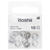Metall Groloch-Perlen, Itoshii Ponii, Ring, 9 x 3,5 mm, 10 Stk, Silber Bild 4