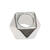 Metall Groloch-Perlen, Itoshii Ponii, Polygon, 11 x 7 mm, 10 Stk, Silber Bild 3