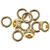 Metall Groloch-Perlen, Itoshii Ponii, Ring, 9 x 3,5 mm, 10 Stk, Gold