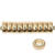 Metall Groloch-Perlen, Itoshii Ponii, Ring, 9 x 3,5 mm, 10 Stk, Gold Bild 2