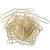 NEU Broklammern gro, gold, 60 Stck - gro, 60 Stck