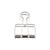 NEU Wire Clips, silber, 19 mm, 6 Stck