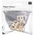 NEU Wire Clips, gold, 32 mm, 3 Stck Bild 2