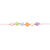 Kunststoff-Perlen, Mix rund, 7 x 4 mm, 165 Stk, Pastell