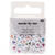 Kunststoff-Perlen, wei, rund, 7 x 4 mm, 165 Stk, Herzen Multicolor