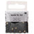 Kunststoff-Perlen, schwarz, rund, 7 x 4 mm, 165 Stk, Herzen Gold