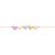 Kunststoff-Perlen, Herz Mix, 6 x 7 x 4 mm, 165 Stk, Pastell