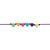 Kunststoff-Perlen, Herz Mix, 6 x 7 x 4 mm, 165 Stk, Multicolor - Multicolor