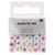 Kunststoff-Perlen, Wrfel Mix Herz, 7 x 7 x 7 mm, 72 Stk, Multicolor