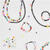 Kunststoff-Perlen Itoshii, Buchstaben, rund, transparent, 7 x 4 mm, 165 Stk, Gelb Bild 4