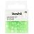 Kunststoff-Perlen Itoshii, Buchstaben, rund, transparent, 7 x 4 mm, 165 Stk, Hellgrn Bild 2