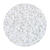 Rocailles-Perlen, 3,1 mm, 14 g, Wei Irisierend - Wei Irisierend