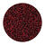 Rocailles-Perlen, 2 mm, 14 g, Rot mit Silbereinzug