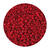 Rocailles-Perlen, 3,1 mm, 14 g, Rot Opak