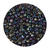 Rocailles-Perlen, 4 mm, 14 g, Oliv Regenbogen - Oliv Regenbogen