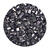Rocailles-Perlen 2Cut, 2 mm, 14 g, Altsilber