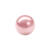 Renaissance Glasperle, rund, 6 mm, 55 Stk, Rosa - Rosa