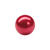 Renaissance Glasperle, rund, 6 mm, 55 Stk, Rot - Rot