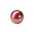 Renaissance Glasperle, rund, 6 mm, 55 Stk, Bordeaux - Bordeaux