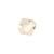 Glasschliff-Perlen Raute, 4 mm, 20 Stk, Wei