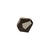 Glasschliff-Perlen Raute, 4 mm, 20 Stk, Schwarz - Schwarz