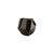 Glasschliff-Kandis Perle, 6 mm, 12 Stk, Schwarz