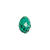 Glasschliff-Diskus Perle, 6 mm, 12 Stk, Smaragd