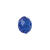 Glasschliff-Diskus Perle, 6 mm, 12 Stk, Blau