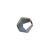 Glasschliff-Perlen Raute, 6 mm, 12 Stk, Graphit-Blau - Graphit-Blau