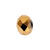 Glasschliff-Diskus Perle, 6 mm, 12 Stk, Gold - Gold