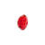 Glasschliff-Diskus Perle, 6 mm, 12 Stk, Rot
