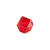 Glasschliff-Kandis Perle, 6 mm, 12 Stk, Rot