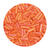 Rocailles-Perlen Stbchen, 6,75 mm, 14 g, Orange Irisierend Matt