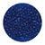 Rocailles-Perlen, 3,1 mm, 14 g, Royalblau Transparent