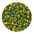 Rocailles-Perlen, 4 mm, 14 g, Grn-Gelb