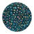 Rocailles-Perlen, 3,1 mm, 14 g, Grn Regenbogen
