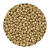 Rocailles-Perlen, 2 mm, 14 g, Gold Metallic