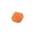Glasschliff-Perlen Raute, 4 mm, 20 Stk, Orange Opak