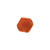 Glasschliff-Perlen Raute, 6 mm, 12 Stk, Orange Opak