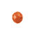 Glasschliff-Diskus Perle, 6 mm, 12 Stk, Orange Opak