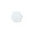 Glasschliff-Perlen Raute, 4 mm, 20 Stk, Mint Milchig