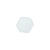 Glasschliff-Perlen Raute, 6 mm, 12 Stk, Mint Milchig