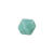Glasschliff-Perlen Raute, 4 mm, 20 Stk, Trkis Opak
