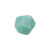 Glasschliff-Kandis Perle, 6 mm, 12 Stk, Trkis Opak