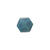 Glasschliff-Perlen Raute, 4 mm, 20 Stk, Petrol Opak