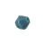Glasschliff-Perlen Raute, 6 mm, 12 Stk, Petrol Opak