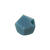 Glasschliff-Kandis Perle, 6 mm, 12 Stk, Petrol Opak