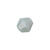 Glasschliff-Perlen Raute, 4 mm, 20 Stk, Grau Opak